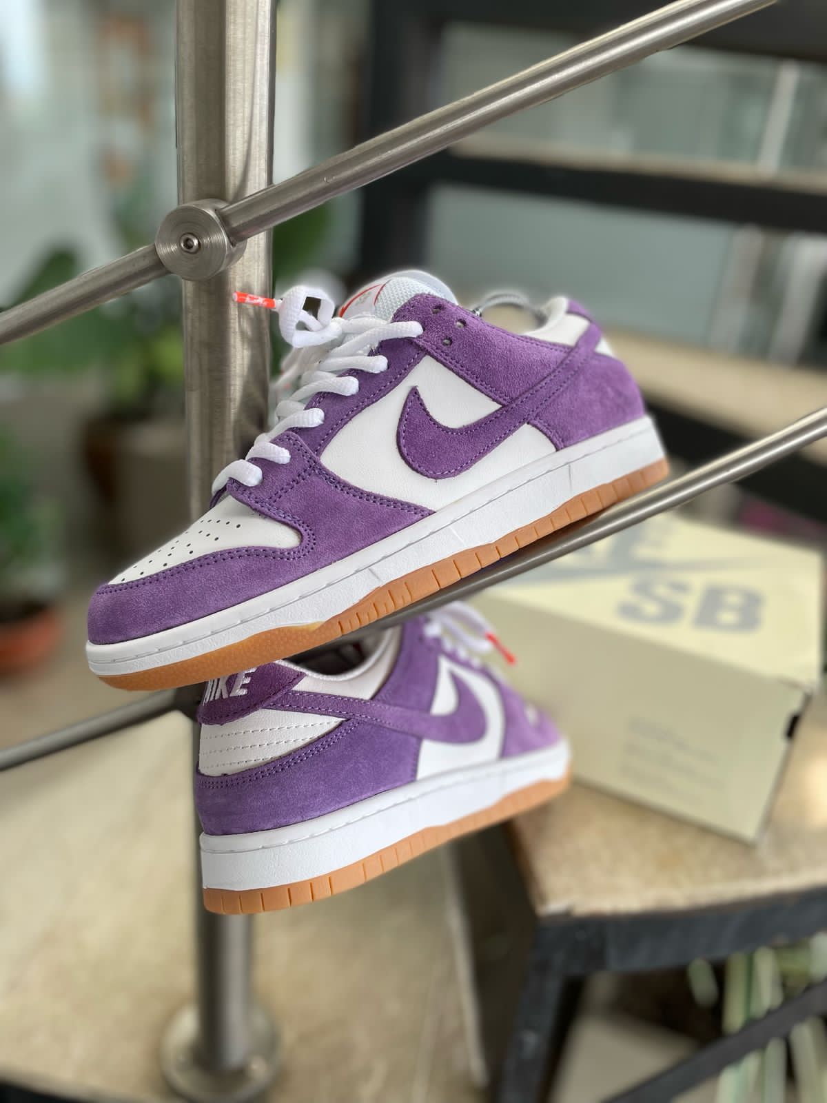 Nike sb dunk low pro iso court purple